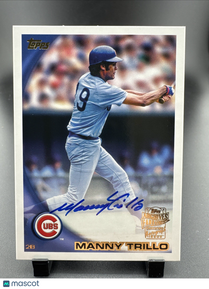 2022 Topps Archives Manny Trillo Fan Favorites Auto #10FF-MT Cubs