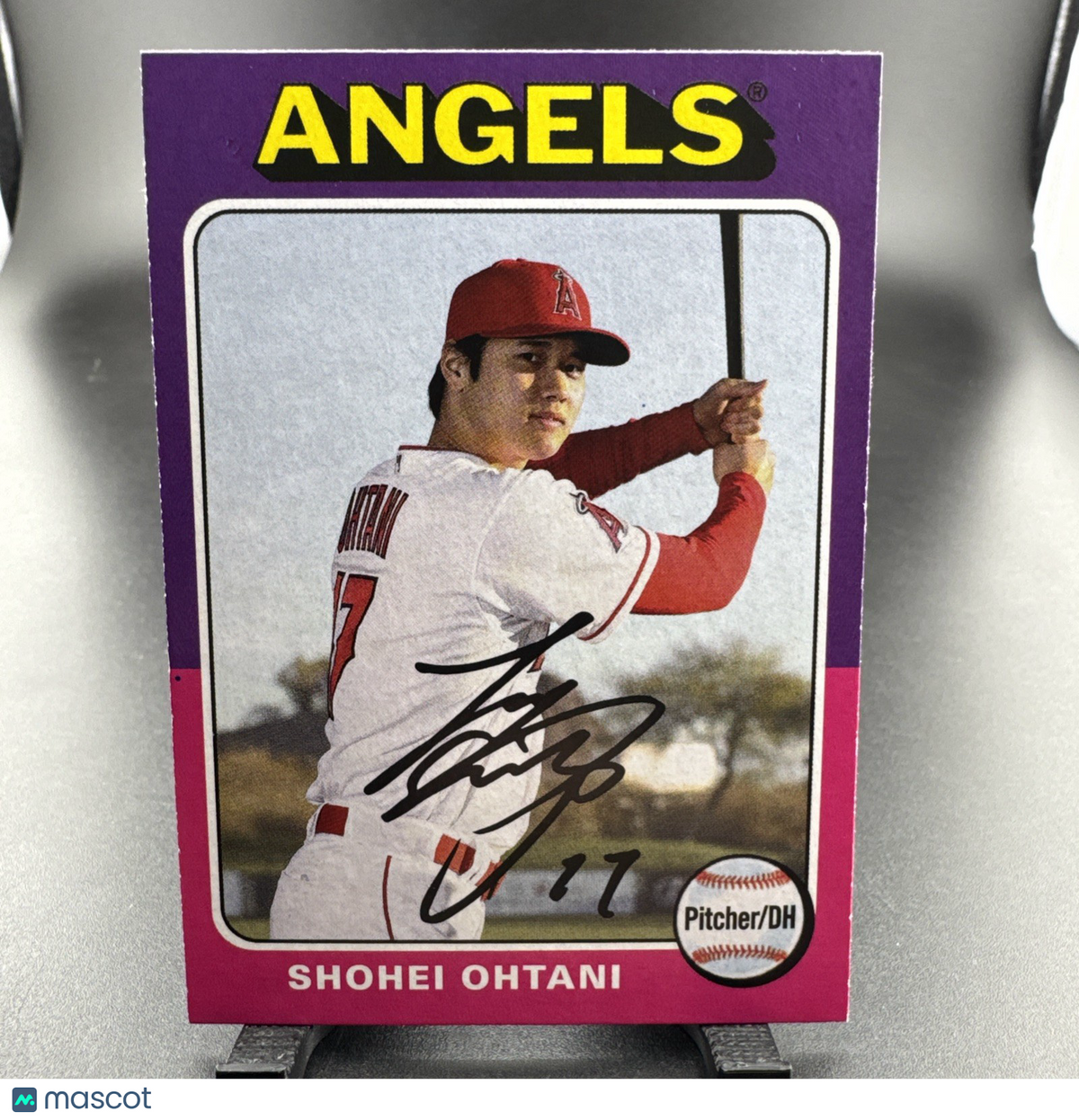 2019 Topps Archives 1975 Design #101 Shohei Ohtani Los Angeles Angels