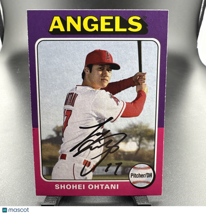 2019 Topps Archives 1975 Design #101 Shohei Ohtani Los Angeles Angels