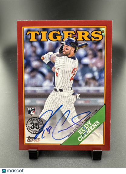 2023 Topps Series 1 - 1988 Topps Baseball Autographs Kody Clemens #88BA-KC 10/25