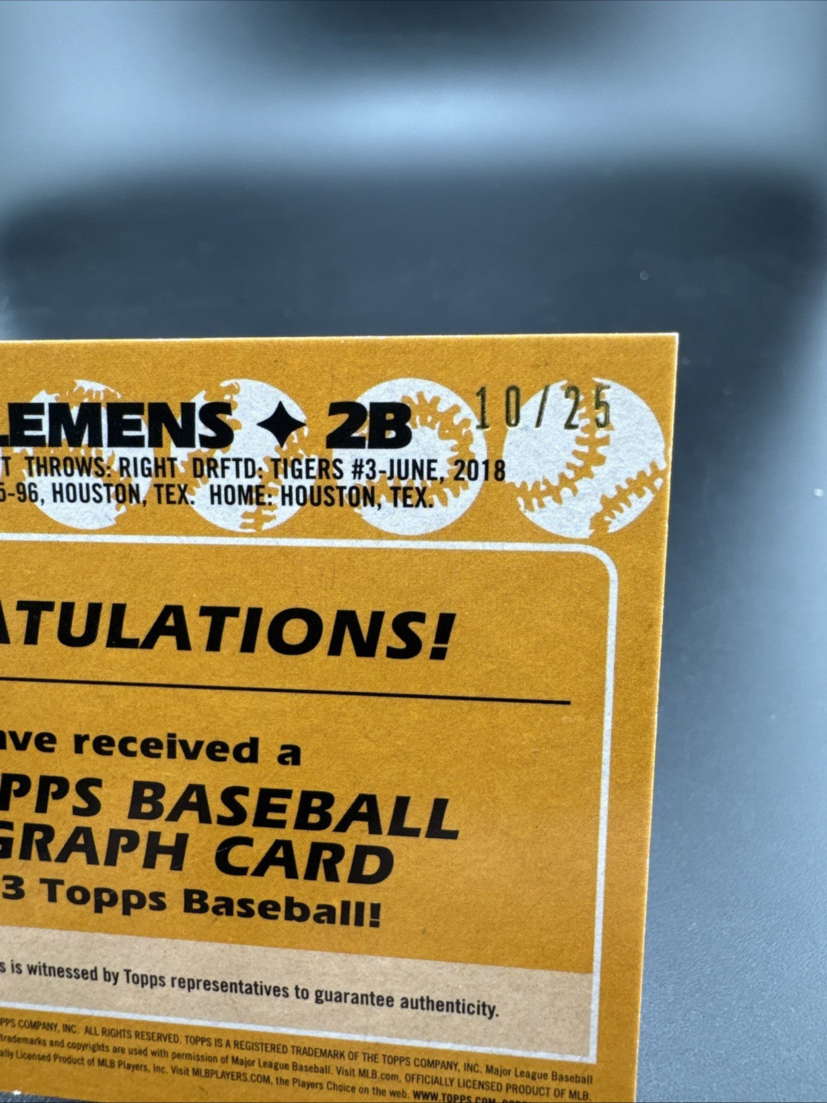 2023 Topps Series 1 - 1988 Topps Baseball Autographs Kody Clemens #88BA-KC 10/25