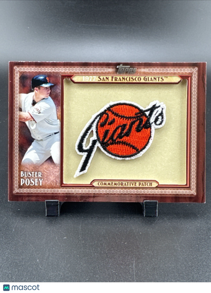 2011 Topps Throwback Manufactured Patch Series 1 Buster Posey
