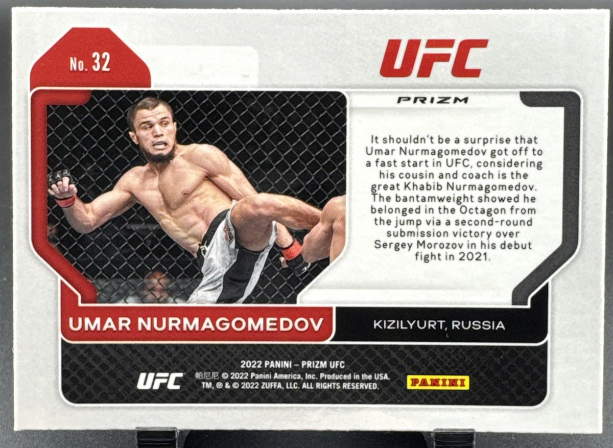 2022 Panini Prizm UFC - Umar Nurmagomedov #32 Pink Ice Prizm (RC)