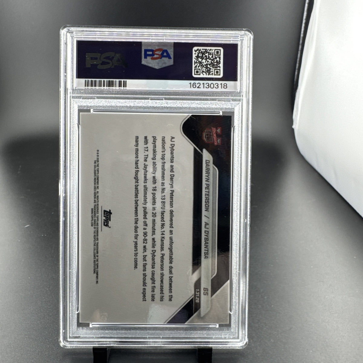 2025 BOWMAN U NOW #65 AJ DYBANTSA/DARRYN PETERSON PSA 10