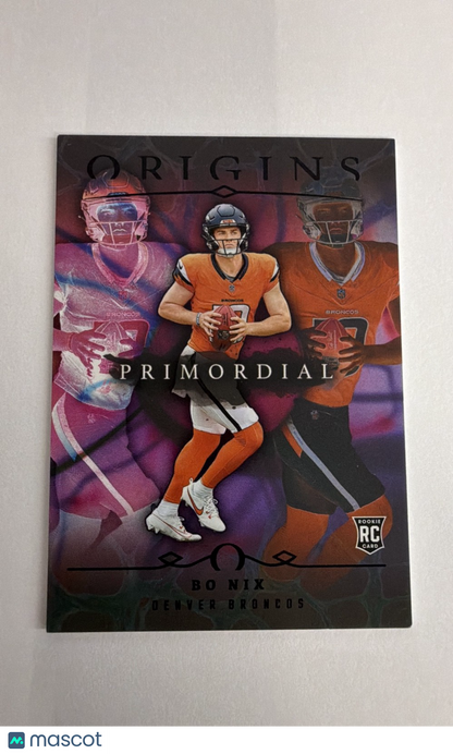 2024 Panini Origins - Primordial Bo Nix #2 (RC)