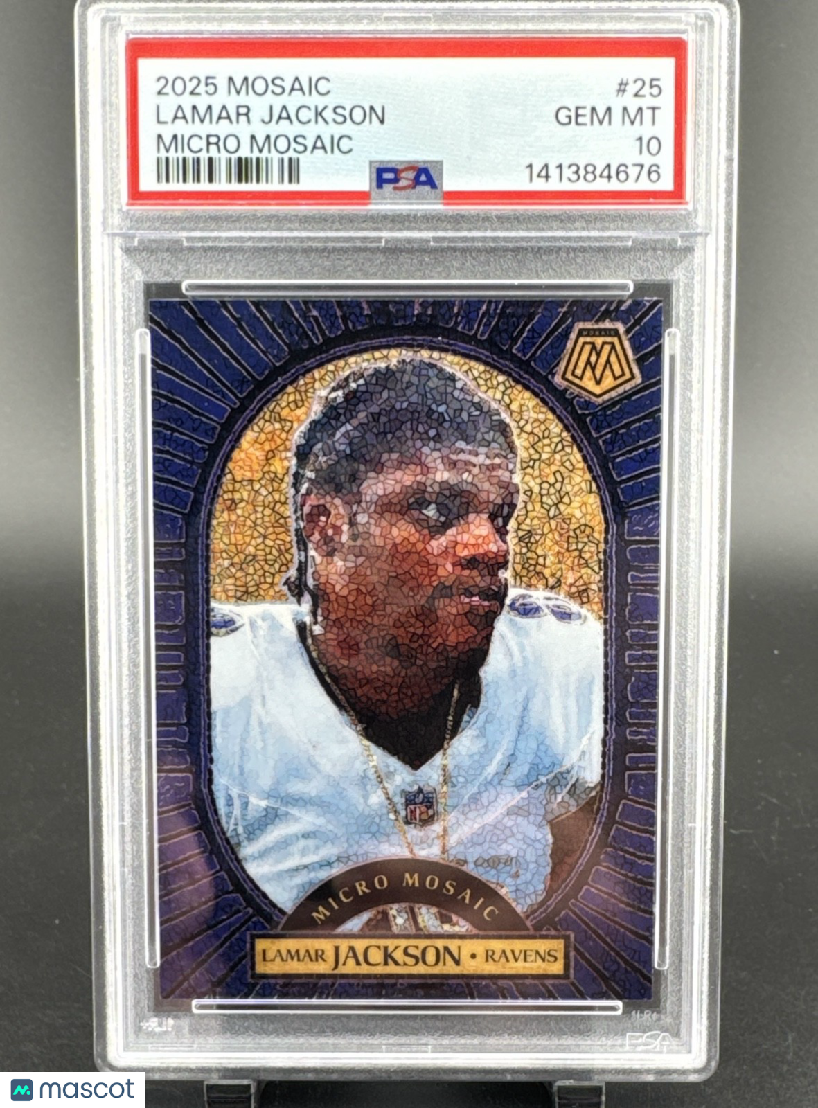 2025 Panini Mosaic - Micro Mosaic Lamar Jackson #25