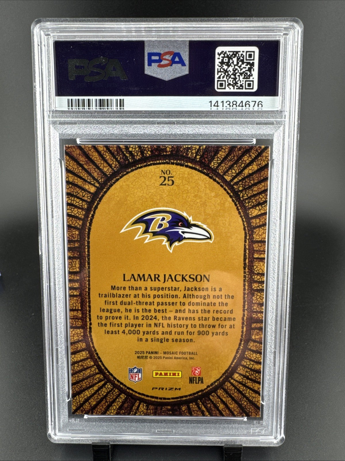 2025 Panini Mosaic - Micro Mosaic Lamar Jackson #25