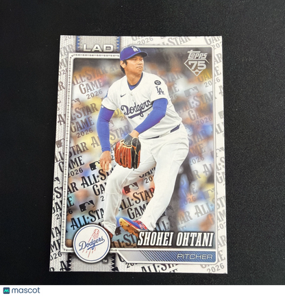🪶2026 Topps Series 2- Shohei Ohtani #500 Silver Crackle Foil Pitching