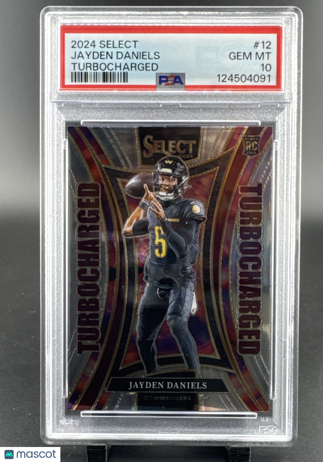 2024 Panini Select - Turbocharged Jayden Daniels #12 (RC) PSA 10