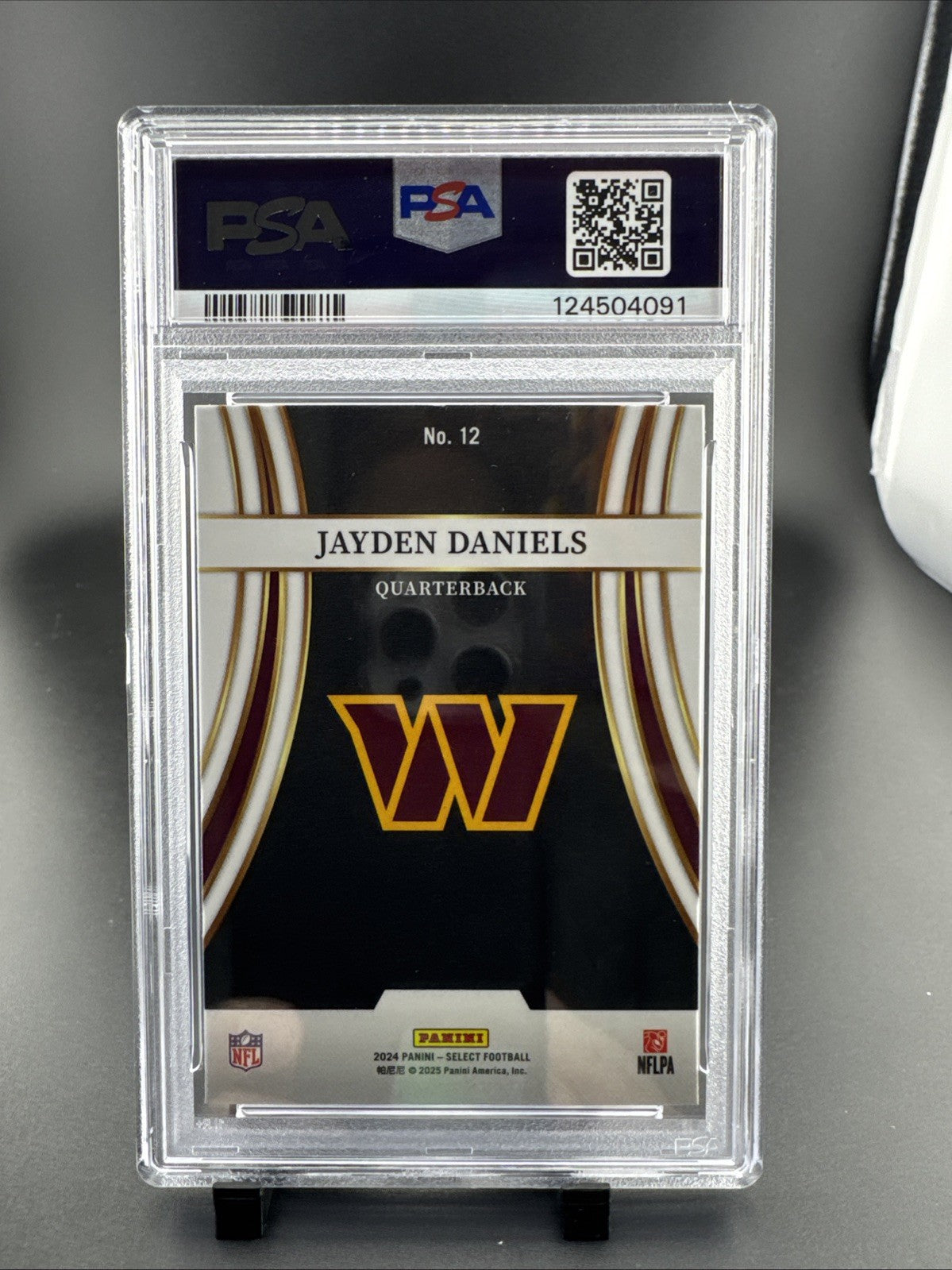 2024 Panini Select - Turbocharged Jayden Daniels #12 (RC) PSA 10