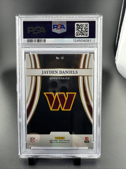 2024 Panini Select - Turbocharged Jayden Daniels #12 (RC) PSA 10