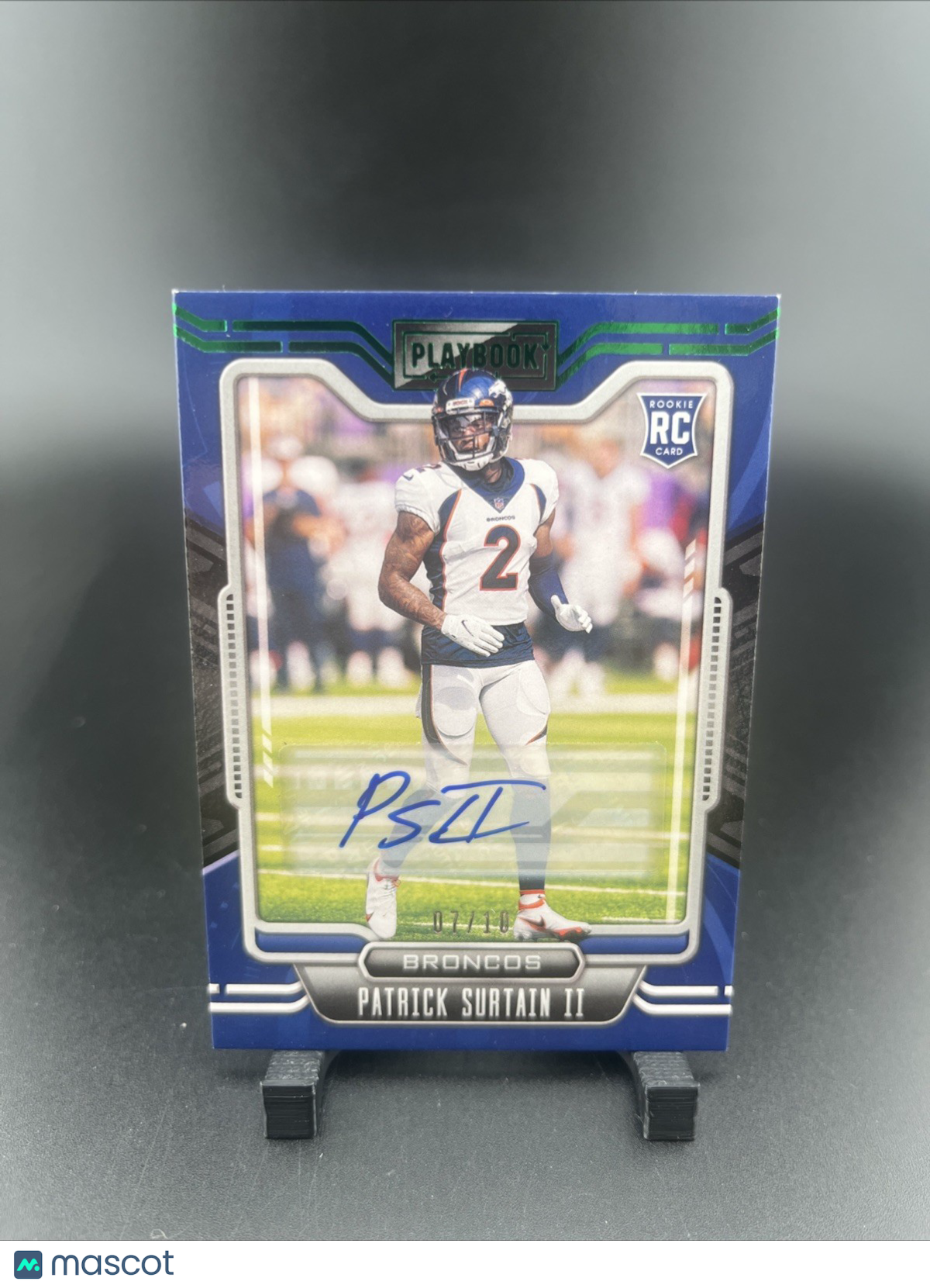 Pat Surtain II Playbook Rookie Auto 07/10