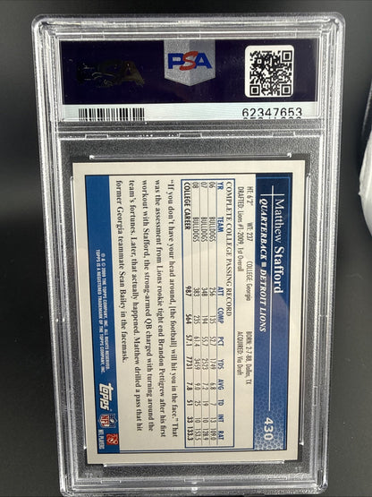 2009 Topps - Matthew Stafford #430 Two Hands (RC)