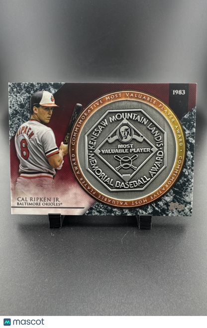2017 Topps Update Series - Mlb Mvp Award Medallions Cal Ripken #MVPR-CRI