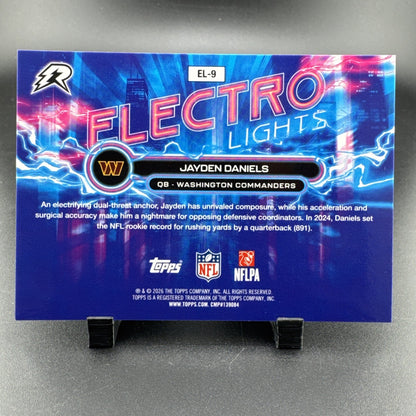 2026 Topps Resurgence Electro Lights Jayden Daniels EL-9