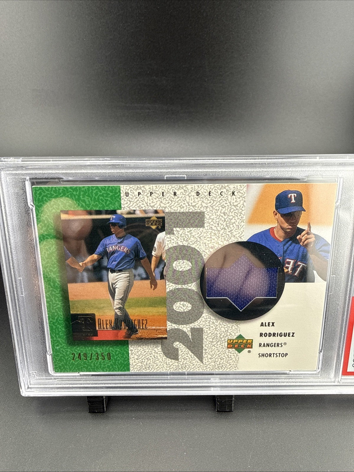 2002 Upper Deck Authentics - Retro Ud Jerseys Alex Rodriguez #R-AR /350 (MEM)