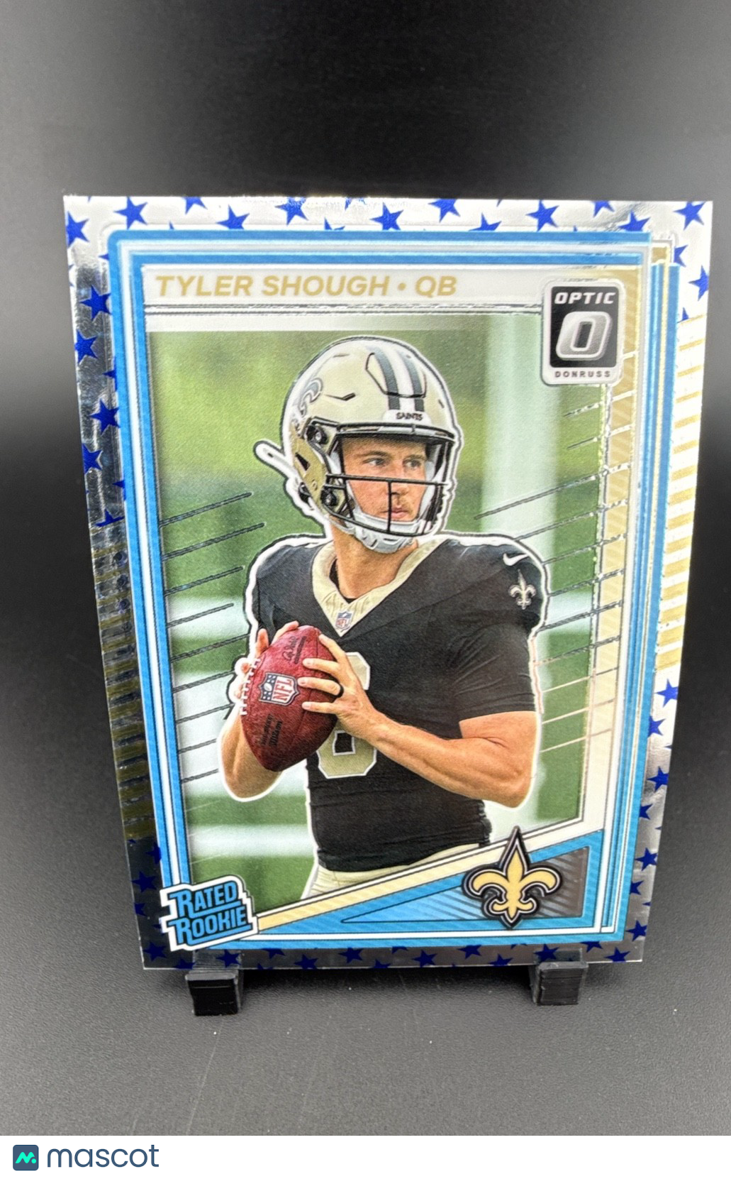 2025 Panini Donruss Optic - Rated Rookie Tyler Shough #223 Stars Prizm (RC)