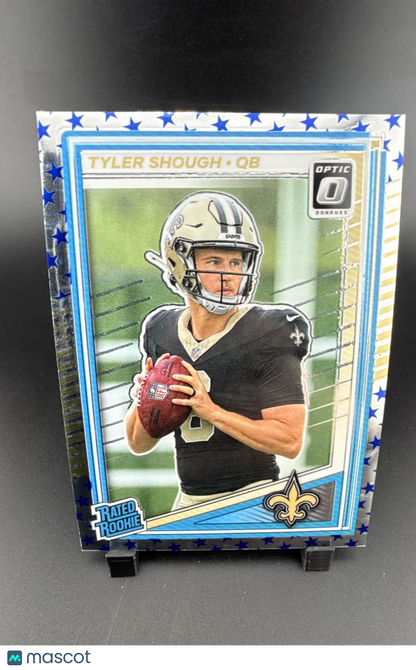 2025 Panini Donruss Optic - Rated Rookie Tyler Shough #223 Stars Prizm (RC)