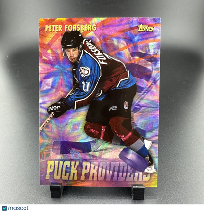 1998-99 O-Pee-Chee Chrome - Season's Best Puck Providers Peter Forsberg #SB21