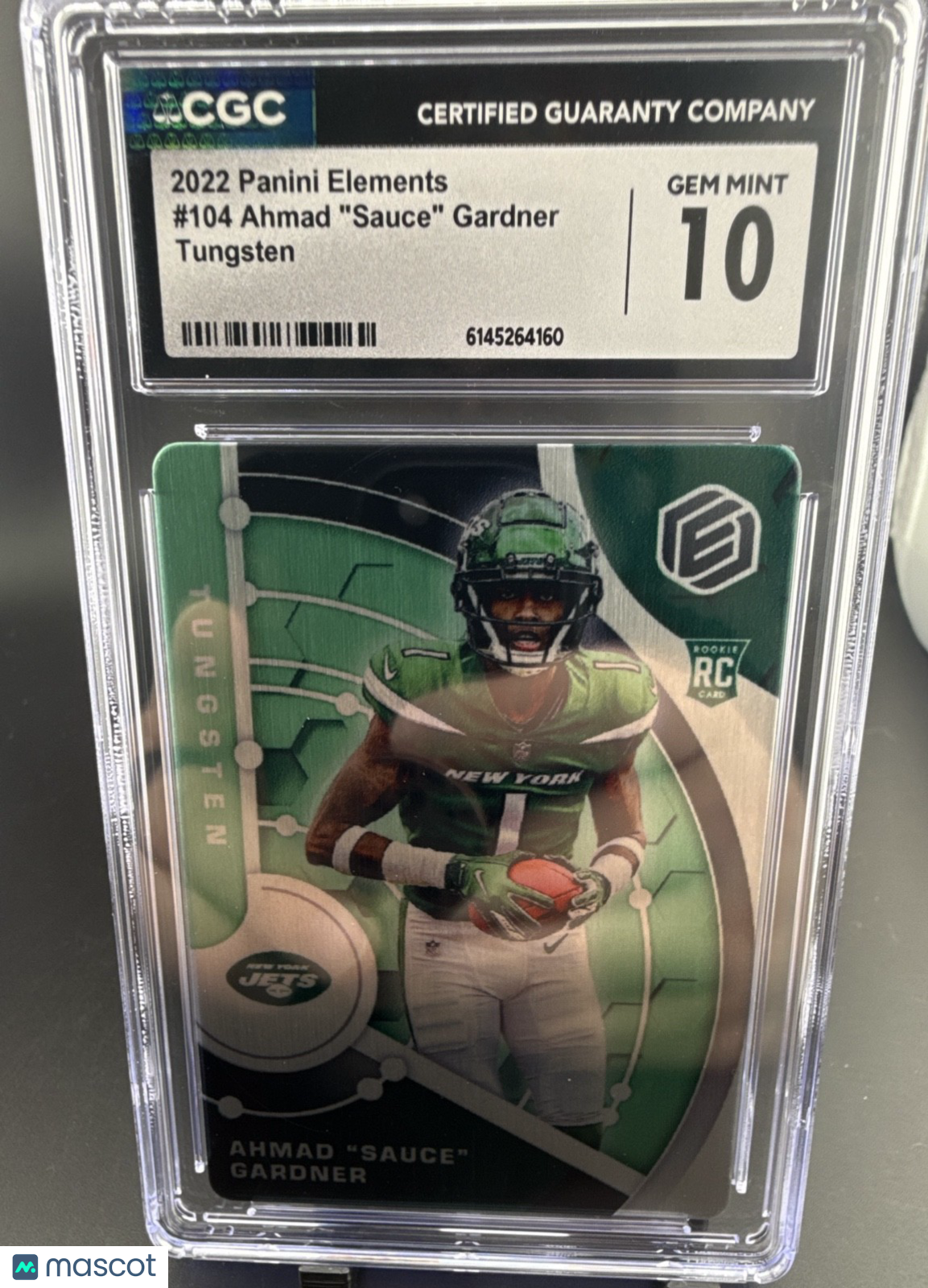 2022 Panini Elements - Ahmad Gardner #104 Tungsten /74 (RC)