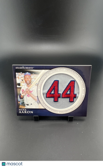 2012 Topps - Manufactured Retired Number Patch Hank Aaron #RN-HA Braves