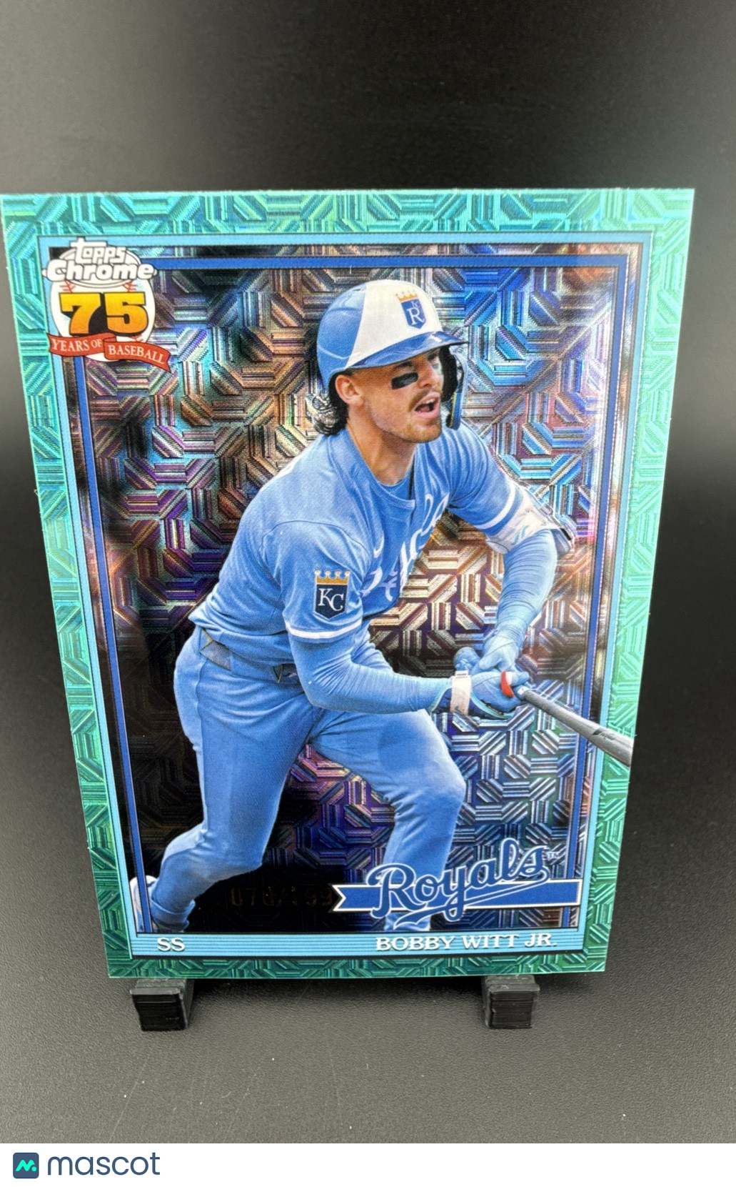2026 Topps Series 1 - 1991 Topps Chrome Silver Pack Mojo Bobby Witt Jr. #91C-19