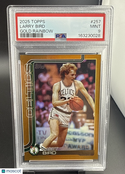 2025-26 Topps - Larry Bird #257 Gold Rainbow /50