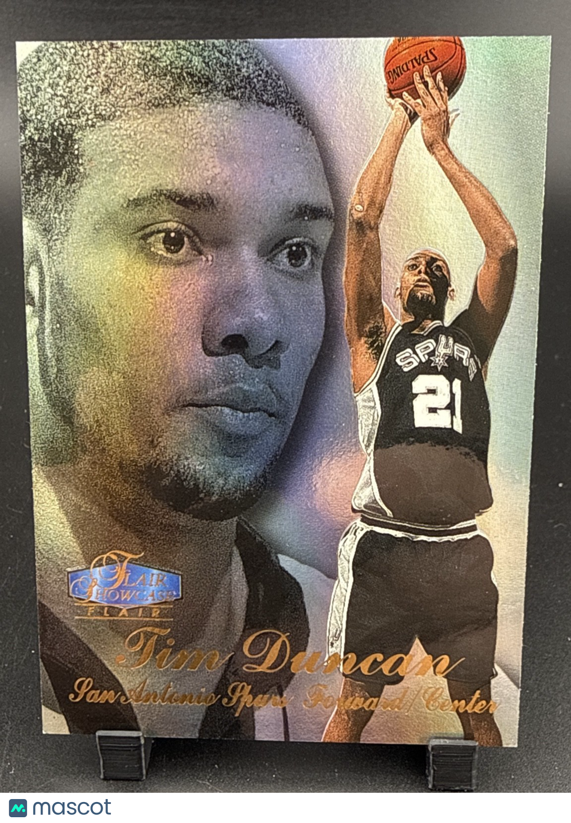 1997-98 Flair Showcase - Tim Duncan #5 Row 3 (RC)
