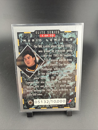1993 Donruss Elite Series #1 Mario Lemieux