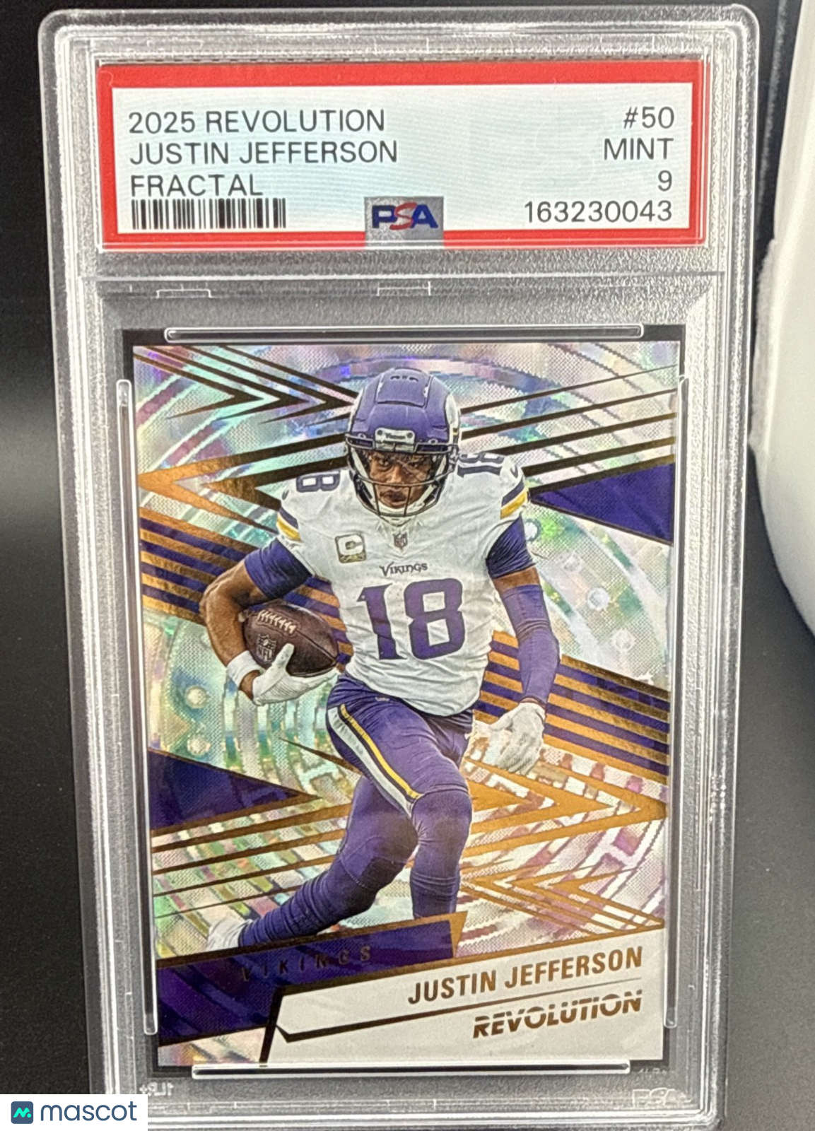 2025 Panini Revolution - Justin Jefferson #50 Fractal /99