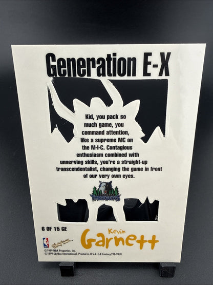 1998-99 Skybox E-X Century - Generation E-X Kevin Garnett #6 GE