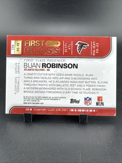 2026 Topps Signature Class - Bijan Robinson First Class