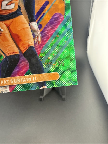 2025 Topps Finest Pat Surtain II Rare Green Geometric Refractor #/25 Broncos