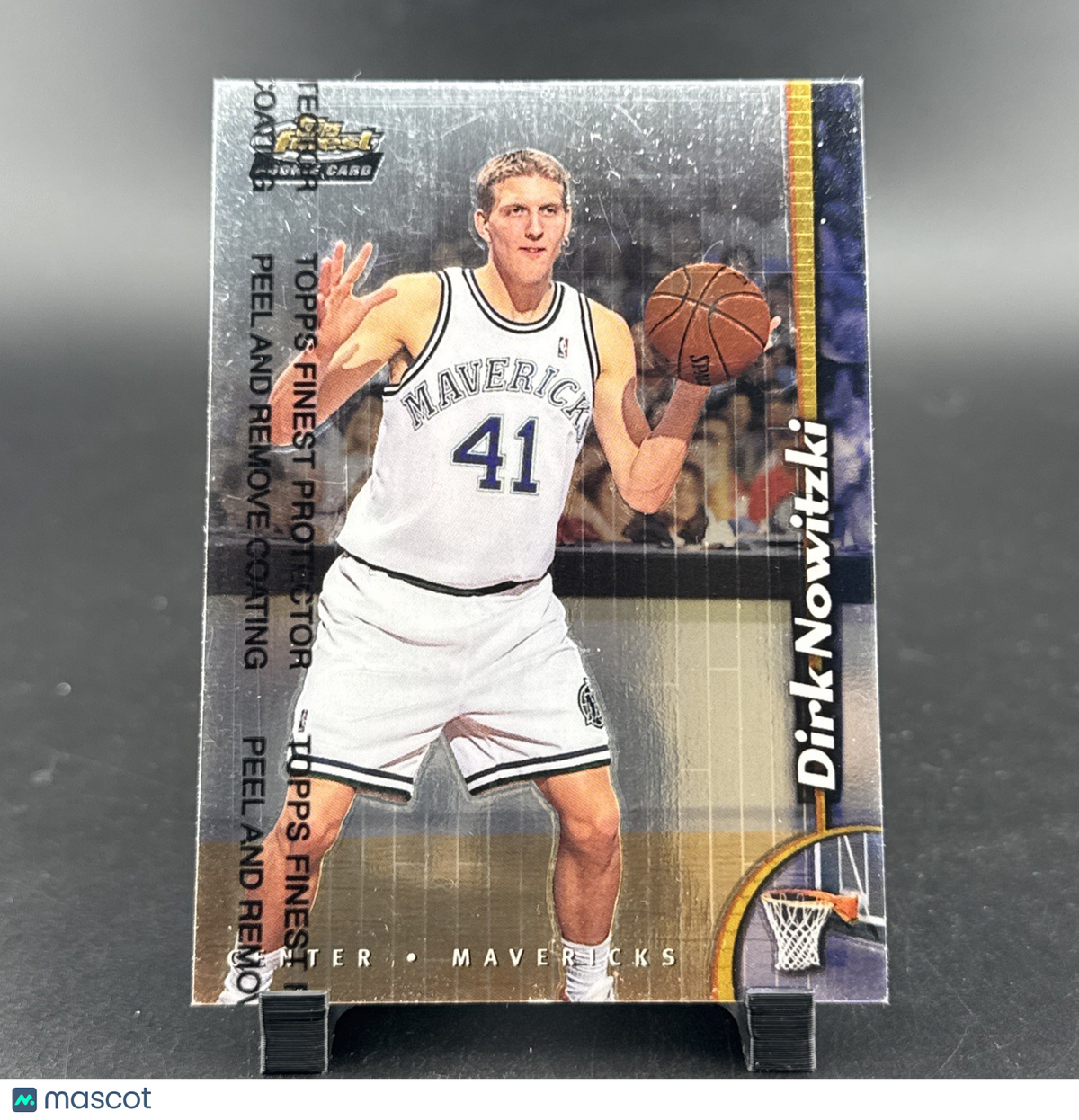 1998-99 Topps Finest - Dirk Nowitzki #234 (RC) With Protective Peel