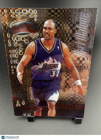 1997-98 Bowman's Best - Best Cuts Atomic Refractor #BC4 Karl Malone