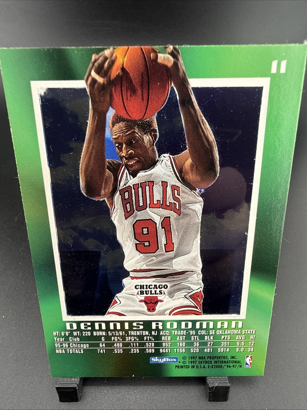 1996-97 Skybox E-X2000 - Dennis Rodman #11
