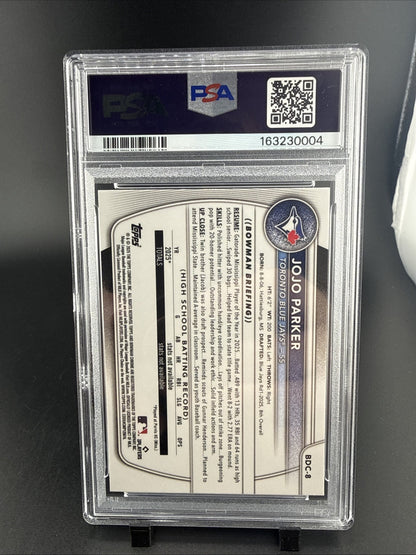 2025 Bowman Draft - Chrome JoJo Parker #BDC-8 Mojo Refractor (RC)