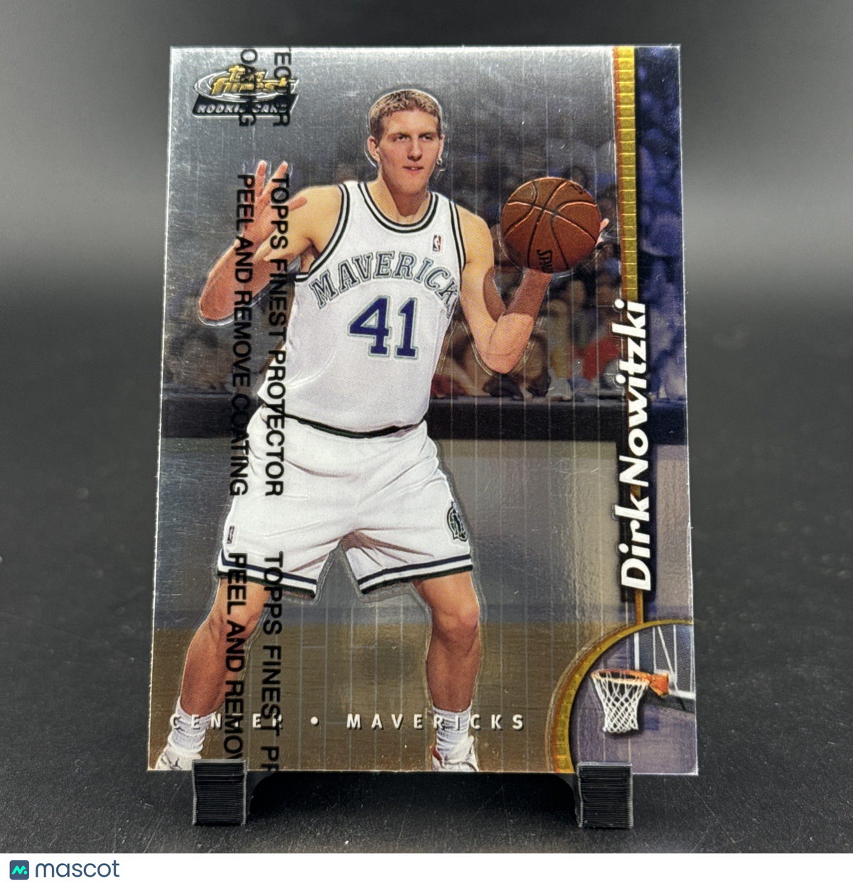 1998-99 Topps Finest - Dirk Nowitzki #234 (RC) With Protective Peel