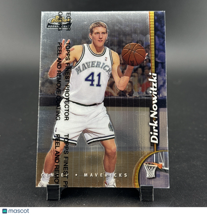 1998-99 Topps Finest - Dirk Nowitzki #234 (RC) With Protective Peel