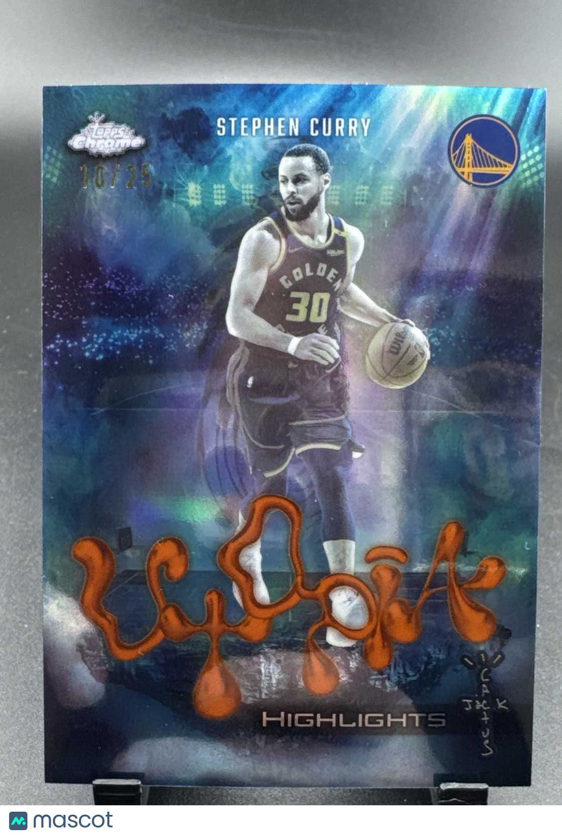 2026 Topps Chrome Steph Curry Orange Refractor Utopia /25 #UH-11