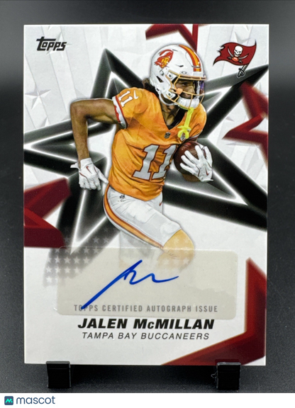 2026 Topps Flagship Football Jalen McMillan AUTO NFL Stars Bucs NFLSA JM