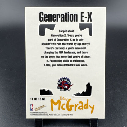 1998-99 Skybox E-X Century - Generation E-X Tracy McGrady #11 GE