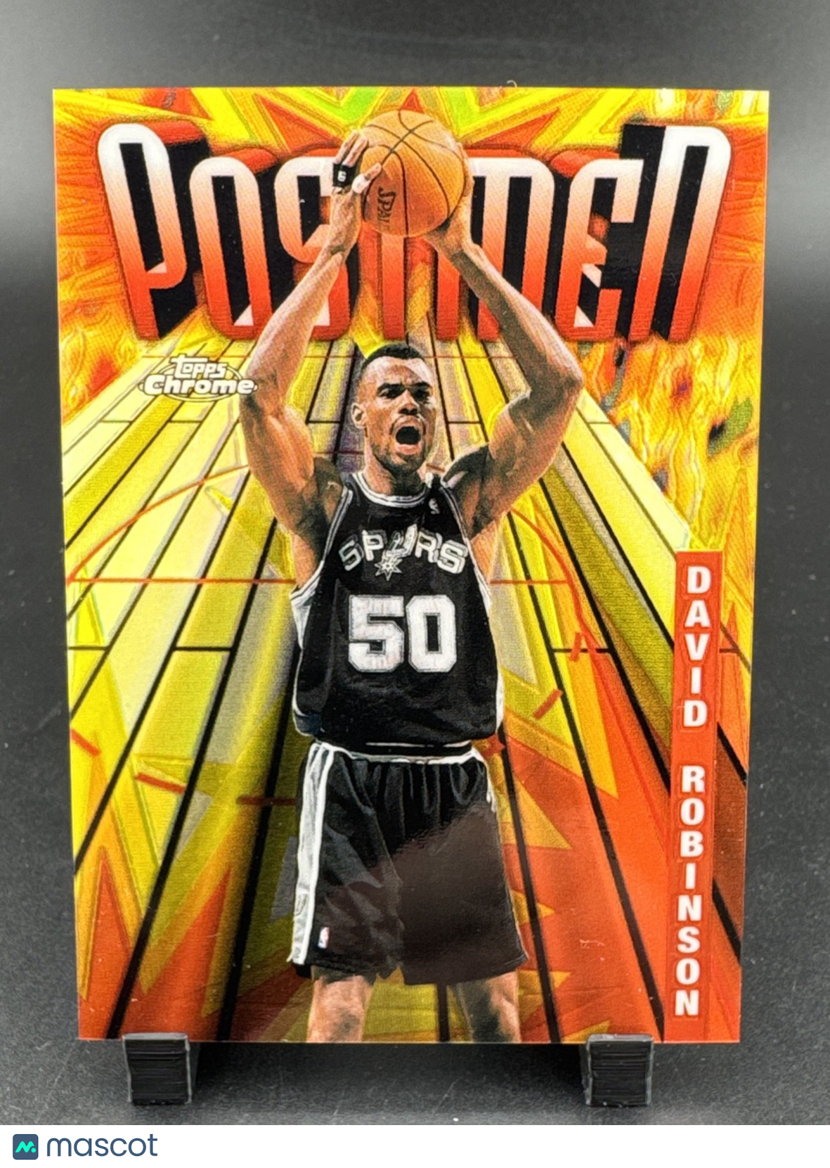1998-99 Topps Chrome - Season's Best Post Men David Robinson #SB22 Refractor