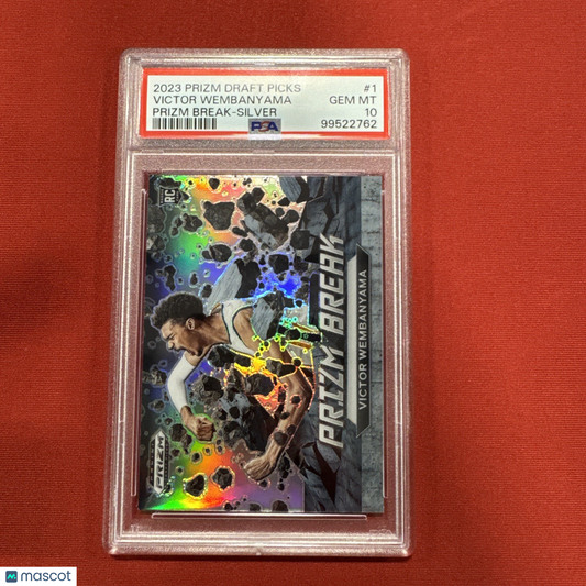 ✨ PSA 10 2023 Prizm Draft Victor Wembanyama #1 Prizm Break Silver GEM MINT