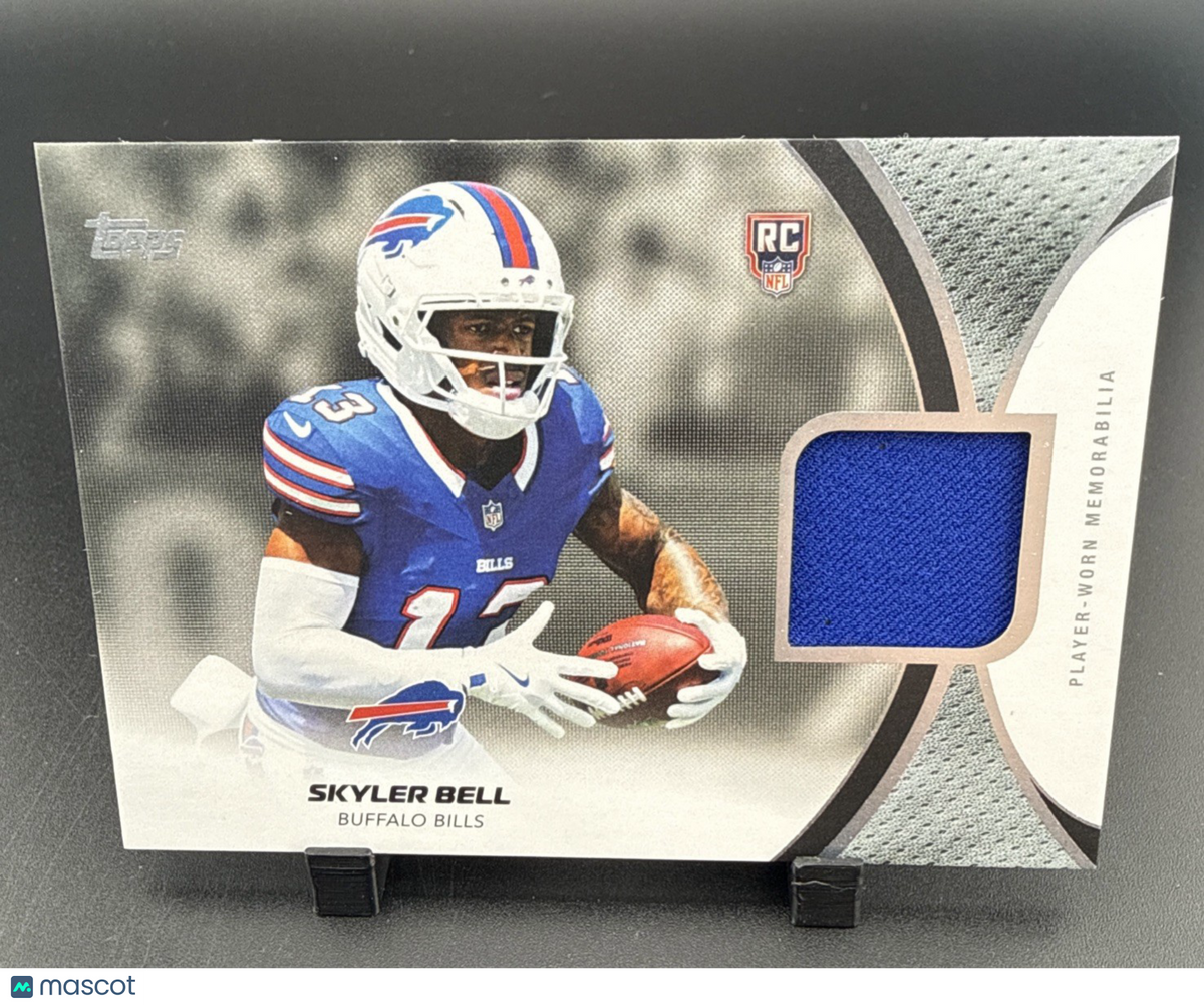 Topps 2026 Flagship Football NFL Rookies Material Skyler Bell #RMC-SB Bills