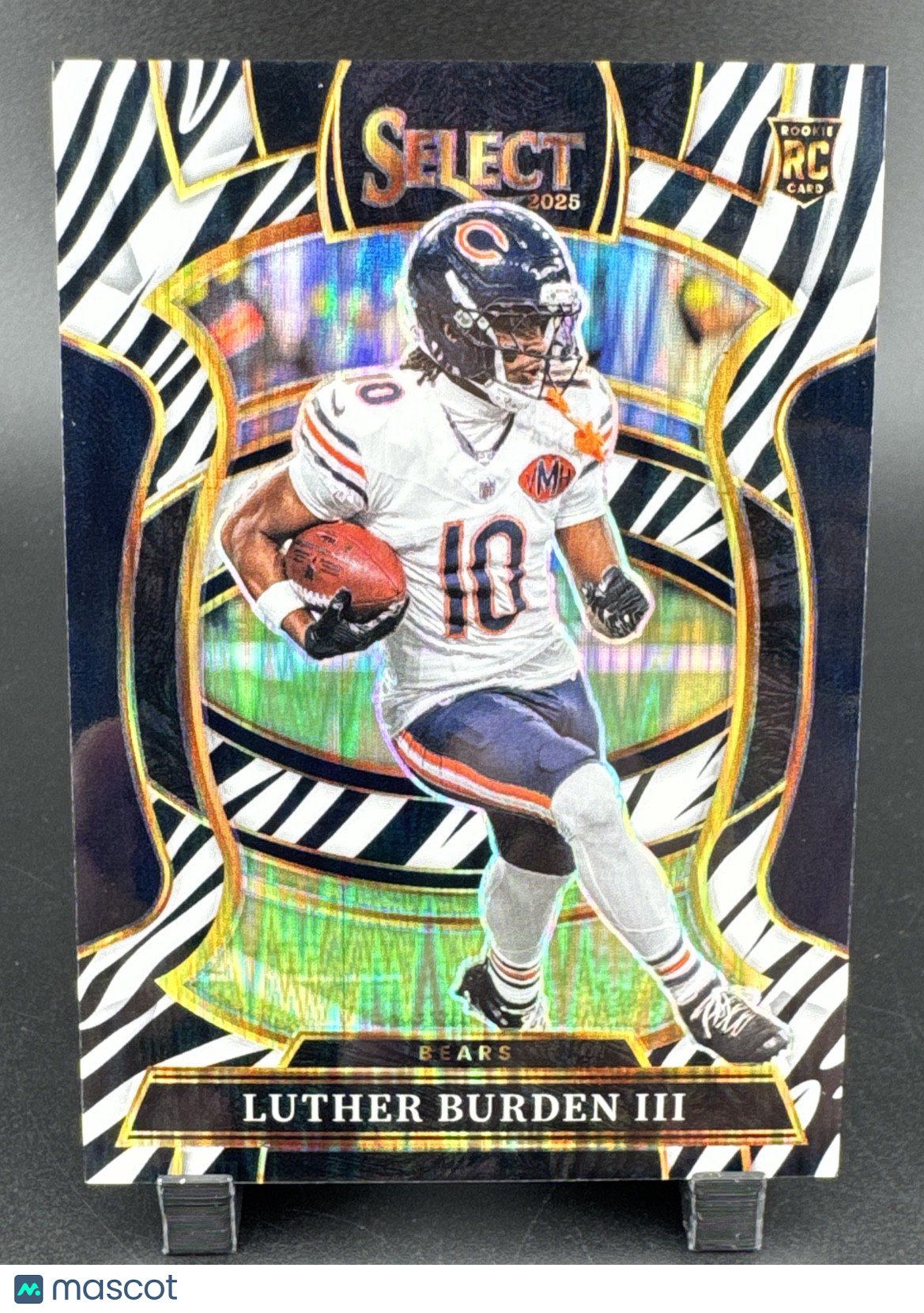 2025 Panini Select - Concourse Luther Burden #72 Zebra Prizm (RC)