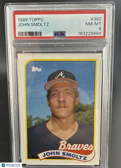 1989 Topps - John Smoltz #382 (RC)