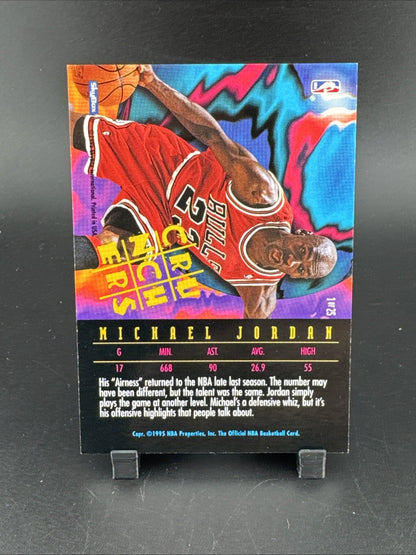 1995-96 NBA Hoops - # Crunchers Michael Jordan #1