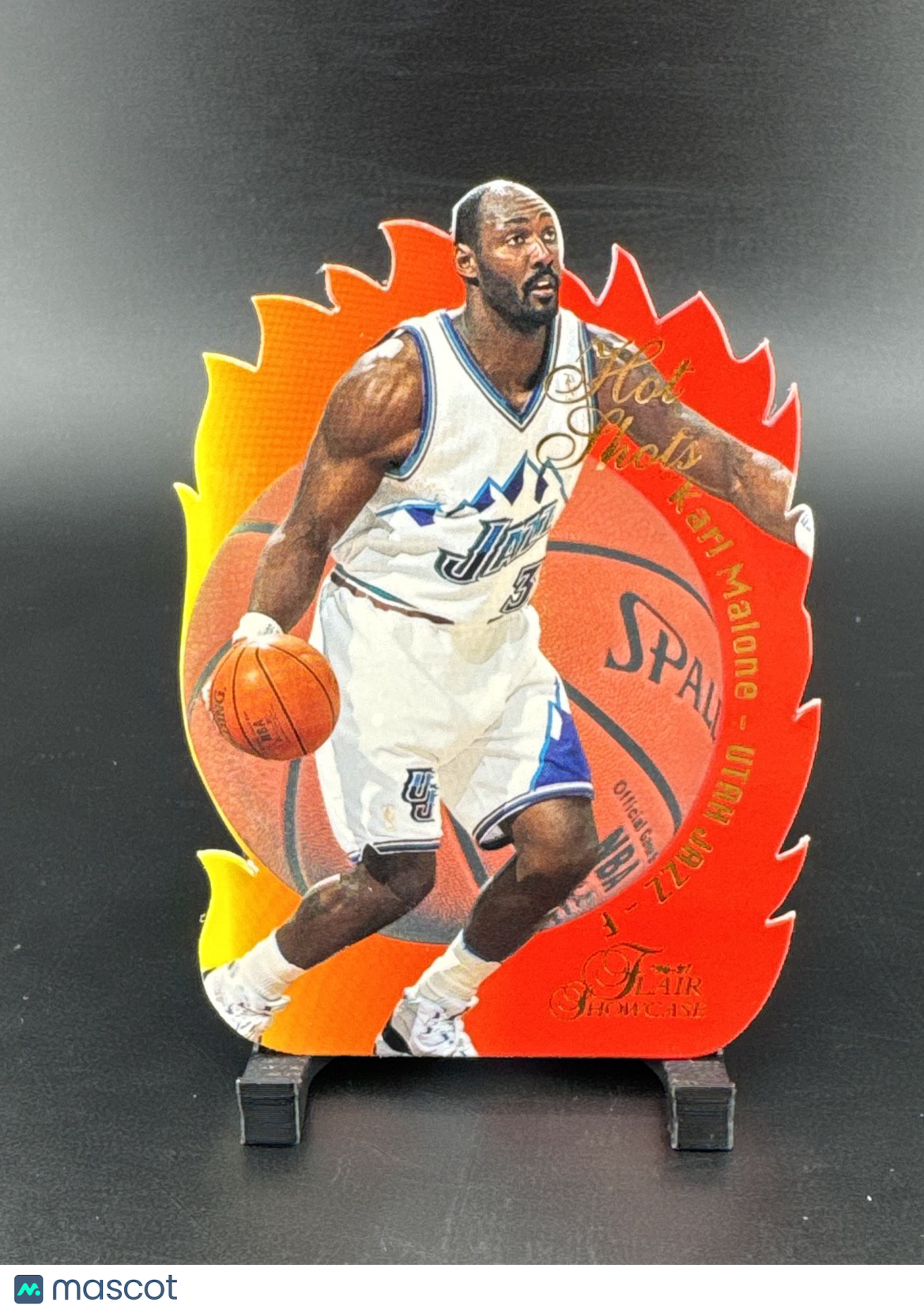 1996-97 Flair Showcase - Hot Shots Karl Malone #13