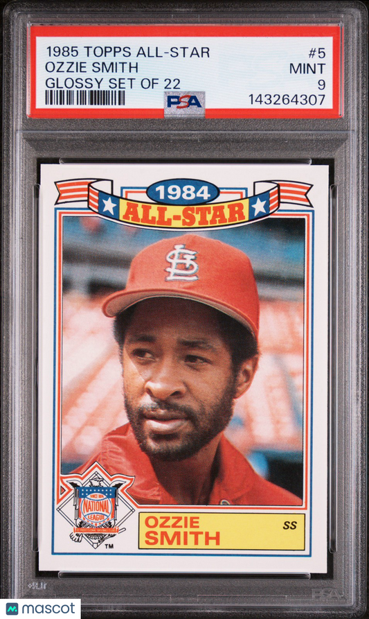 1985 Topps - Rack Pack Glossy All-Stars Ozzie Smith #5